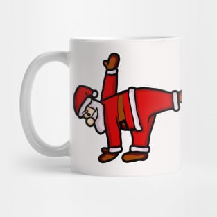 Santa Claus Doing Yoga Mug